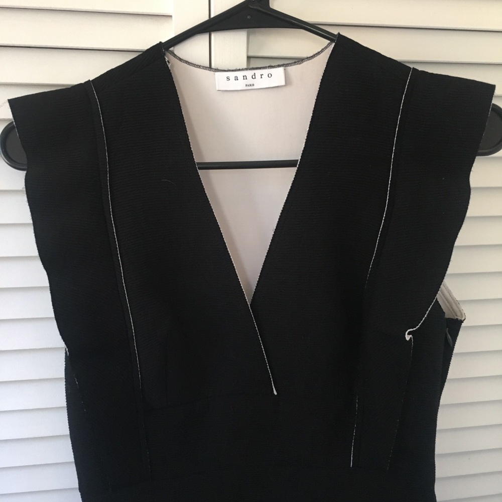 Sandro Ruffle Flounce Dress - Picture 6 of 8
